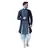 Dupion Silk Navy Blue DEYANN Kurta with Patiala set
