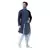 Dupion Silk Navy Blue DEYANN Kurta with Patiala set