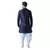 Dupion Silk Navy Blue DEYANN Kurta with Patiala set