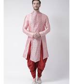 Dupion Silk pink DEYANN Kurta with Patiala set