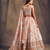 Stunning White Organza Zari and Sequins Work Floral Wedding Lehenga Choli for Women