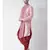 Dupion Silk pink DEYANN Kurta with Patiala set