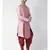 Dupion Silk pink DEYANN Kurta with Patiala set