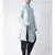 Dupion Silk Sky Blue DEYANN Kurta with Patiala set