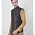 Silk Blend Black DEYANN Ethnic Jacket