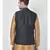 Silk Blend Black DEYANN Ethnic Jacket