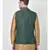 Silk Blend Green DEYANN Ethnic Jacket