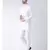 Cotton Blend White DEYANN Kurta with Churidar set