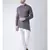 Cotton Blend Navy Blue DEYANN Kurta with Churidar set