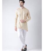 Cotton Blend Yellow DEYANN Kurta with Churidar set