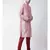 Dupion Silk pink DEYANN Kurta with Churidar set