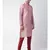 Dupion Silk pink DEYANN Kurta with Churidar set