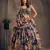 Stunning Dove Blue Organza Zari and Sequins Work Floral Wedding Lehenga Choli for Women