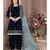 Navy Blue Embroidered Punjabi Salwar Suit