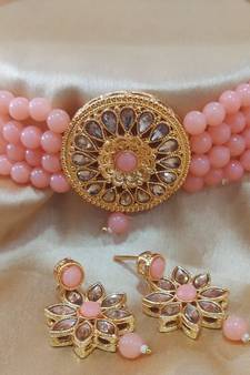 Peech Kach Pearl Choker Latest Bollywood Style Jewellery Set