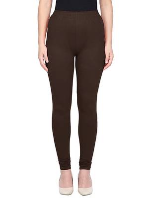 KEX Brown Indian Churidar Cotton Casual wear Silm fit churidar legging for women churidar for Girl 4
