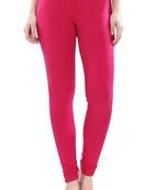 KEX Dark pink Indian Churidar Cotton Casual wear Silm fit churidar legging for women churidar for Girl