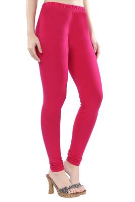 KEX Dark pink Indian Churidar Cotton Casual wear Silm fit churidar legging for women churidar for Girl 3