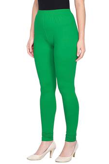 KEX Green Indian Churidar Cotton Casual wear Silm fit churidar legging for women churidar for Girl