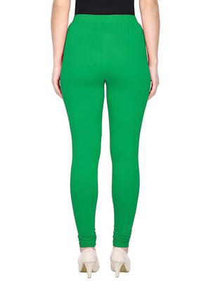 KEX Green Indian Churidar Cotton Casual wear Silm fit churidar legging for women churidar for Girl 2