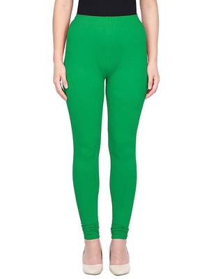 KEX Green Indian Churidar Cotton Casual wear Silm fit churidar legging for women churidar for Girl 4