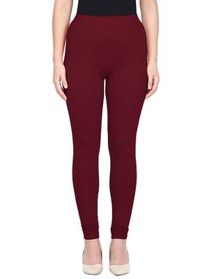 KEX Maroon Indian Churidar Cotton Casual wear Silm fit churidar legging for women churidar for Girl 4