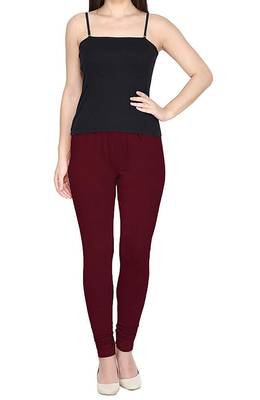 KEX Maroon Indian Churidar Cotton Casual wear Silm fit churidar legging for women churidar for Girl 5