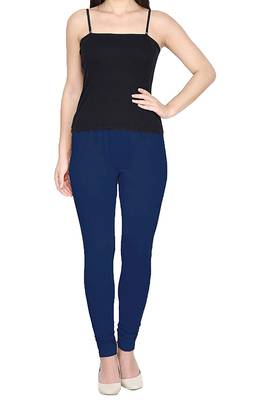 KEX Navy Blue Indian Churidar Cotton Casual wear Silm fit churidar legging for women churidar for Girl 5
