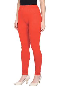 KEX Orange Indian Churidar Cotton Casual wear churidar Silm fitlegging for women churidar for Girl