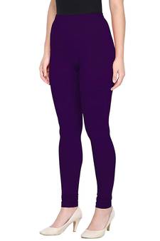 KEX Purple Indian Churidar Cotton Casual wear Silm fit churidar legging for women churidar for Girl