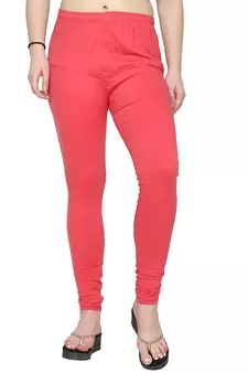 KEX Peach Indian Churidar Cotton Casual wear Silm fit churidar legging for women churidar for Girl
