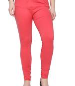 KEX Peach Indian Churidar Cotton Casual wear Silm fit churidar legging for women churidar for Girl