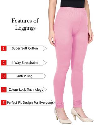 KEX Pink Indian Churidar Cotton Casual wear Silm fit churidar legging for women churidar for Girl 3