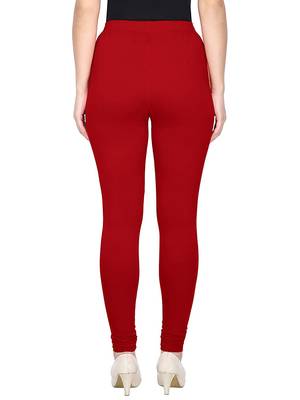 KEX Red Indian Churidar Cotton Casual wear Silm fit churidar legging for women churidar for Girl 2