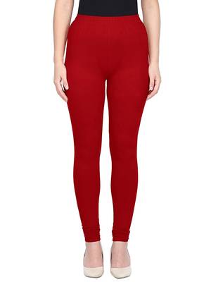 KEX Red Indian Churidar Cotton Casual wear Silm fit churidar legging for women churidar for Girl 4