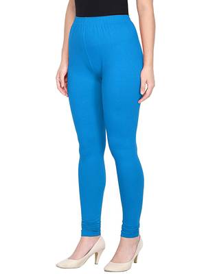 KEX Sky Blue Indian Churidar Cotton Casual wear Silm fit churidar legging for women churidar for Girl 1