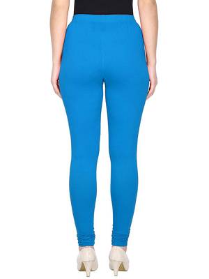 KEX Sky Blue Indian Churidar Cotton Casual wear Silm fit churidar legging for women churidar for Girl 2