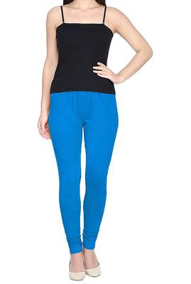 KEX Sky Blue Indian Churidar Cotton Casual wear Silm fit churidar legging for women churidar for Girl 5