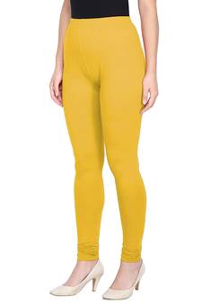 KEX yellow Indian Churidar Cotton Casual wear Silm fit churidar legging for women churidar for Girl