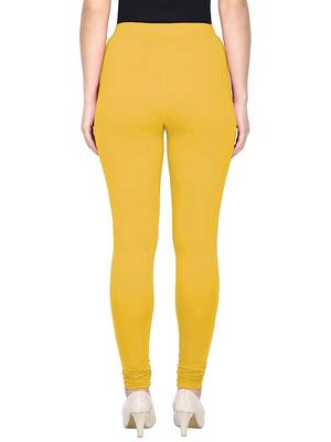 KEX yellow Indian Churidar Cotton Casual wear Silm fit churidar legging for women churidar for Girl 2