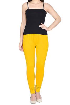 KEX yellow Indian Churidar Cotton Casual wear Silm fit churidar legging for women churidar for Girl 4