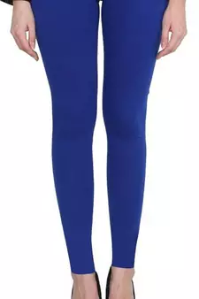 Blue Women's Slim Fit  Cotton Ankle Length Leggings Legging for women Sizes