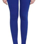 Blue Women's Slim Fit  Cotton Ankle Length Leggings Legging for women Sizes