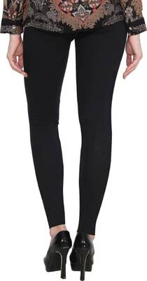 Black  Women's Slim Fit  Cotton Ankle Length Leggings Legging for women Sizes 1