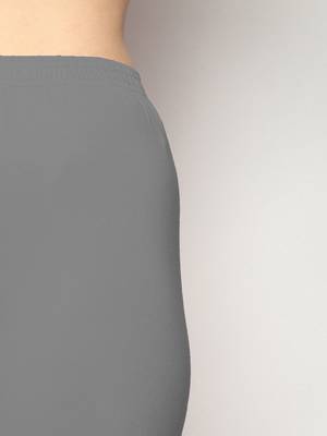 Grey  Women's Slim Fit  Cotton Ankle Length Leggings Legging for women Sizes:   L 4