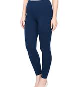 Navy Blue  Women's Slim Fit  Cotton Ankle Length Leggings Legging for women Sizes:   L   Regular