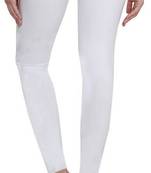 White Women's Slim Fit  Cotton Ankle Length Leggings Legging for women Sizes: S   Small Size