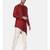 Red Silk Cotton Kurta Set
