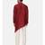 Red Silk Cotton Kurta Set
