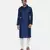 Blue Koul Linen Silk Kurta